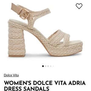 Women's Cream Platform Sandals